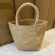 Handmade Crochet Straw Bag Tote Summer Raffia Beach Bags for Women Handbag Travel Woven Bucket Bag Designer Shoulder Bags Clutch