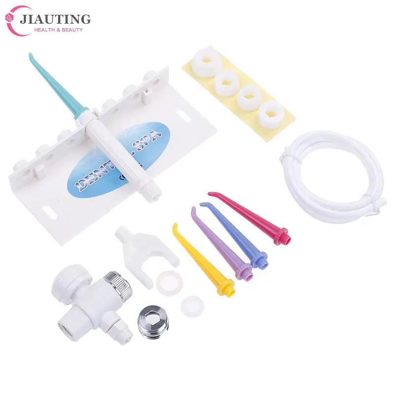 1Set  Faucet Flosser Oral Irrigator Gum SPA Dental Water Jet Flosser Teeth Flossing Toothbrush Sets