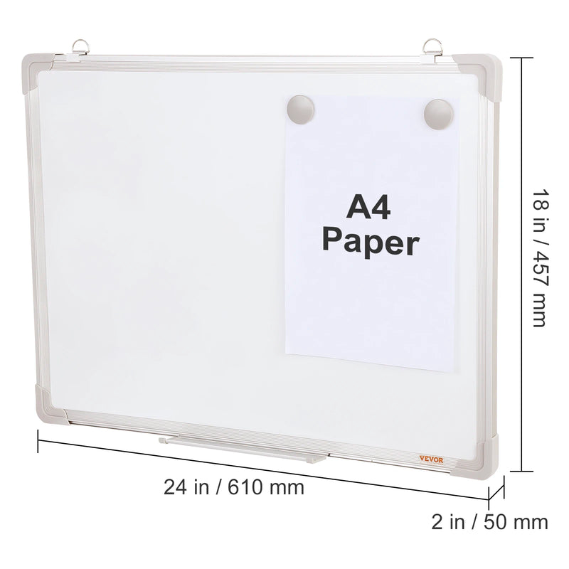 SucceBuy Rolling Magnetic Whiteboard Double-sided Mobile Whiteboard Adjustable Height Dry Erase Board with Wheels for Office
