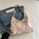 Fashion 2-in-1 Shoulder Bag Bowknot Backpack Large Capacity Outing Beach Bag Totes Bag Casual Underarm Bag Commuting Bag