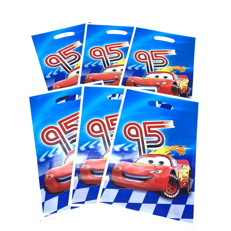 Disney Cars Birthday Party Decorations Lightning Mcqueen Disposable Tableware Set Cups Plates Balloon for Race Party Baby Shower
