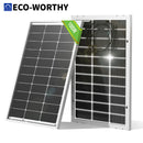 The Bifacial Edge | ECO-WORTHY 100W Monocrystalline Solar Module