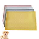 Silicone Pet Food Mat Dog Cat Clacemat For Puppy Pet Bowl Pad Dogs and Cats Waterproof Feeding Mat Non-slip Pet Excrement Pads