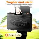 Portable Camping Grill Gas Stove, Butane Gas Burning Grill, Barbecue Grill Cooker for Ooutdoor Grilled Meat, Vegetables