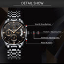 NIBOSI Uhr Herren Top Marke Luxus Blau Männer Datum Quarz Herrenuhren Wasserdichte Sportuhr Armbanduhr Relogio Masculino