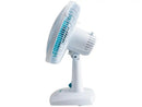 2 in 1 Fan Ultra V-30B-6P 30cm 6 Speeds 3 Speeds White and Blue-110V