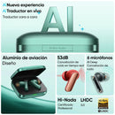 Realme Buds Air 7 Pro with Ai, Bluetooth Headphones 53 Db, 48 Hours of Autonomy, Hi-Res and Lhdc 5.0, Compatible with Realme 16 Pro and Realme Gt 8 Pro