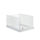 Large Capacity Foldable Storage Box Plastic Clothes Organizer Transparent Home Storage Trunk for Clothes Sundries Organizer