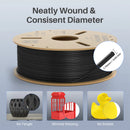 ELEGOO RAPID PLA+ Filament 1.75mm, 3D Printer Filament, Support 30-600mm/s Printing Speed, Compatible with Most FDM 3D Printers