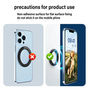 Magnetic Ring Wall Holder For iPhone 14 13 Magnet Wall Mobile Phone Holder Magnetic Car Phone Stand Powerful Magnet Car Mount