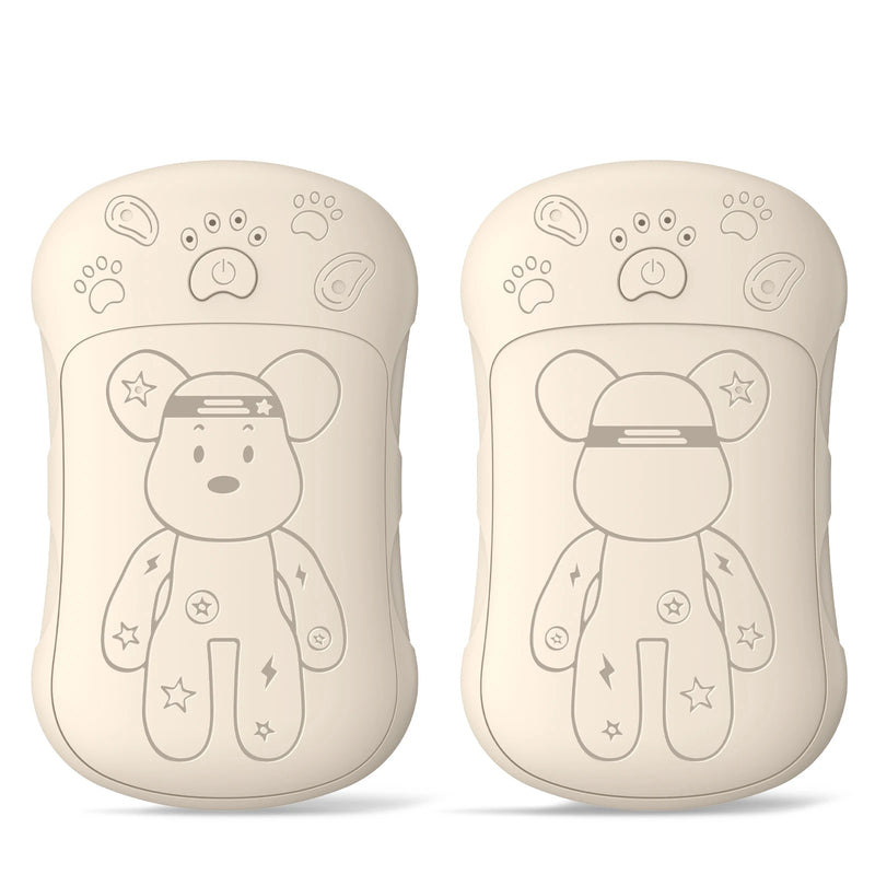 Rechargeable Hand Warmers 2 Pack, 2 in 1 Electric Hand Warmer, 6000mAh Portable Pocket Warmers Dual-Sided Safe Heating