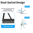 170cm 135cm 100cm Heavy Wall Mount Boom Arm Projector Bracket for Photography Studio Softbox Video Strobe Ring Lights