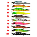 1 Stück Angelköder 11.5cm/14g Minnow Crankbait Wobbler 3D Augen Barsch Künstlicher Köder Hecht Karpfenköder Schwimmköder Angelzubehör Pesca