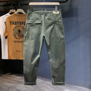 Men Baggy Straight Leg Harem Pants Stretch Loose Fit Fashion Men's Clothing Full Length Trousers Trendy New Man Kpop Casual