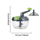 Garlic Chopper Vegetable Cutter Multifunctional Food Processor Manual Meat Grinder Onion Chili Cutter Masher Kitchen Accessories