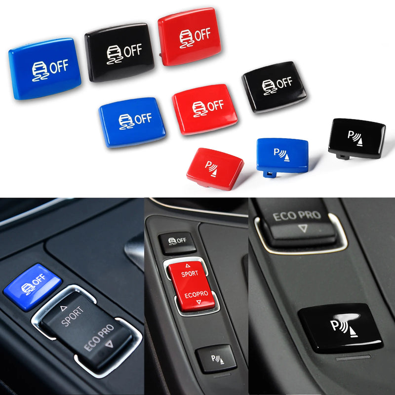 For BMW 1 2 3 4 Series F20 F21 F22 F23 F30 F31 F34 F35 F32 Car Gear Panel Control Switch Replace Sport Ecopro Off Button Cover