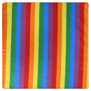 Colorful Rainbow Pocket Square Scarf Bandana Headband Wristband Neck Tie for Gay Lesbian Pride Festival Parade Trendy Style