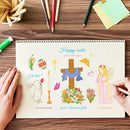 Easter Themed Silicone Clear Stamps Transparent Stamps for Birthday Valentine's Day Party Cards Making DIY Scrapbooking