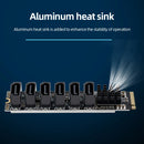 2/1PC M.2 NVME PCI-E PCIE X4 X8 X16 To 6 Port 3.0 SATA Adapter Card Riser III ASM1166 6GB/S Chassis server PC Computer Expansion