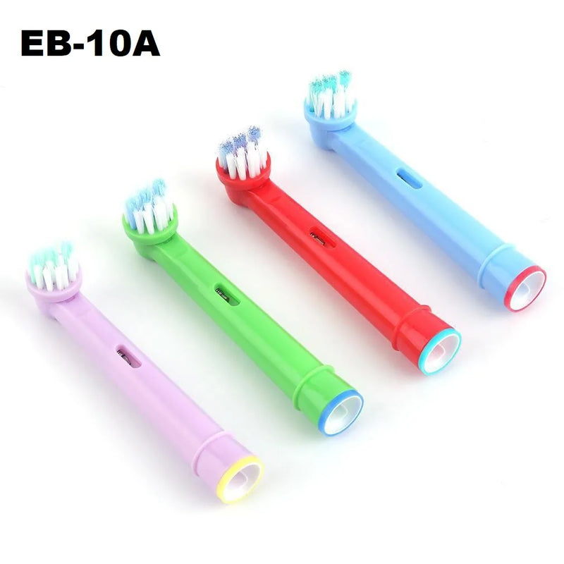 4/8/12/16/20 Pcs Kids Replacement Brush Heads For Oral B Children Electric Toothbrush Extra-Soft Bristles Brush Refill EB-10A