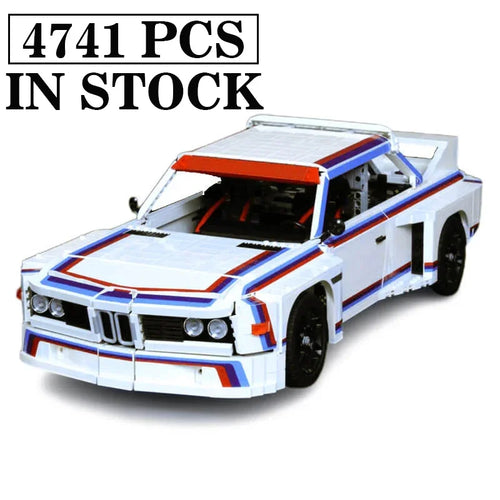NEW Technical MOC-189726 3.0 CSL IMSA 1975 1:8 Scale M3 E30  Building Block Sports Car Assembly DIY Toy Boys Birthday Gifts
