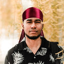New Unisex Solid Color Soft Velvet Longtail Pirate Hat Breathable Bandana Durag Long Ribbon Cape Baotou Headband Du-Rag