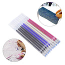 100pcs Rod Fabric Marker Sewing Heat Erasable1.0mm Pen Refill Cloth Leather Mark High Temperature Disappearing Tool FC