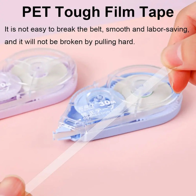 5pcs/Set Office Supplies Correction Tape Roller Stationery School White Sticker Tape 5mm Width 150M Error Eraser Tape Book