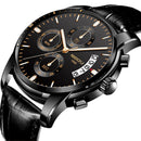 NIBOSI Uhr Herren Top Marke Luxus Blau Männer Datum Quarz Herrenuhren Wasserdichte Sportuhr Armbanduhr Relogio Masculino