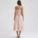 Mingmingxi Summer Holiday Dress 2024 New Arrivals Midi Flare Party Dresses Elegant Casual Summer Women's Clothing Wholesale