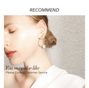ENFASHION Link Chain Pearl Drop Earrings For Women Gold Color Geometric Dangle Earings Fashion Jewelry Dropshippping E191142