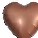 5PCS 18-inch retro cream love caramel chocolate heart-shaped balloon decoration