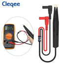 Cleqee P1503 Series Multimeter-Messleitungssatz mit austauschbarer Nadelprüfspitze, 4mm-Bananenstecker, Krokodilklemme, SMD-Testkabel