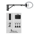 SH 18 Inch Knob Ring Light LED Selfie Video Lamp With Tripod Stand Phone Clip For YouTube Live Lighting Photo Photography Studio
