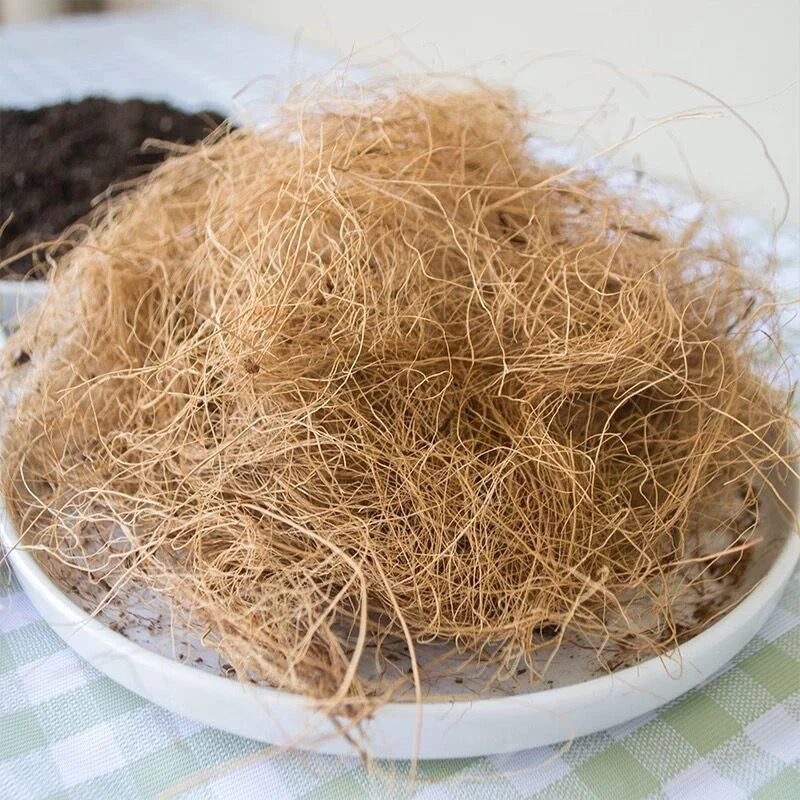 200g Natural Coconut Husk Fiber Flowerpot Cover Craft Insect-proof Protect Flower Plant Soil Keep Warm Reptile Bedding Bird Nest