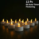 LED Tea Light With/Without Remote Flameless Flickering Candles Electronics Battery Operated Votive Light Home Table Party Decor