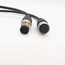 M12-Anschluss Kugelbuchsenseite Stecker 5m Kabelstecker Stecker auf Buchse 4P 5P 8-polig PVC-Leitung A-Typ Winkel & gerade