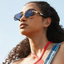 Fashion Rimless Sunglasses Men Women Populare Frameless Sun Glasses Male Female Classic Small Square Summer Traveling Shades