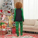 Matching Family Christmas Pajamas Set Baby Romper Dog Outfit Christmas Tree Print Tops and Pants Sleepwear Ensemble