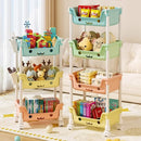 Spielzeugaufbewahrungswagen Bücherregal Snackregal Für Kinder Aufbewahrung Organizer Badezimmerzubehör Schrank Organizer Küchenaufbewahrung