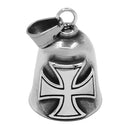 Adler Biker Kreuz Jesus Glocke Anhänger Edelstahl Nordischer Wikinger Krieger Spartacus Helm Rose Lady Rider Heilige Maria Schmuck