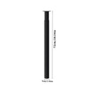 Livingandhome Height Metal Table Legs Furniture Accessories Anti-slip Black Iron Table Leg Round Metal Table Legs
