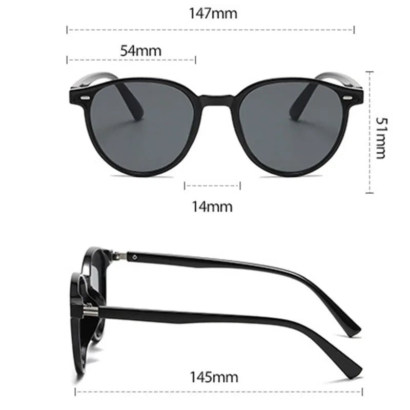 New Small Oval Women's Sunglasses Fashion Brand Women Casual Glasses Vintage Men Outdoor Sunshade Goggles UV400 Oculos De Sol