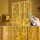 3M LED Curtain Lights with USB Remote Control Fairy Garland Lamp for Wedding Birthday New Year Party Decor Holiday Gift