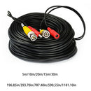 AHD Camera Cables 5M/10M/15M/20M/30M Extension BNC Cable Output 2 IN 1 for DC Plug Cable for Analog AHD CCTV DVR System