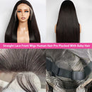 Straight Lace Front Wigs Human Hair Transparent Lace Front Human Hair Wigs for Women Brazilian Virgin Hair Lace Frontal Wig