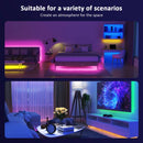 LED-Lichtleisten RGB 5050, 5V 1M-30M, 16 Millionen Farben, RGB, LED-Lichtleiste Musiksynchronisation, Farbwechsel für Party und Zuhause