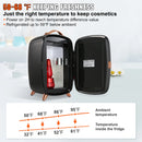 VEVOR 6L Mini Cosmetics Fridge Single Door Electric Refrigeration Keep Cooling Mask Beverage for Household Dormitory Car Use