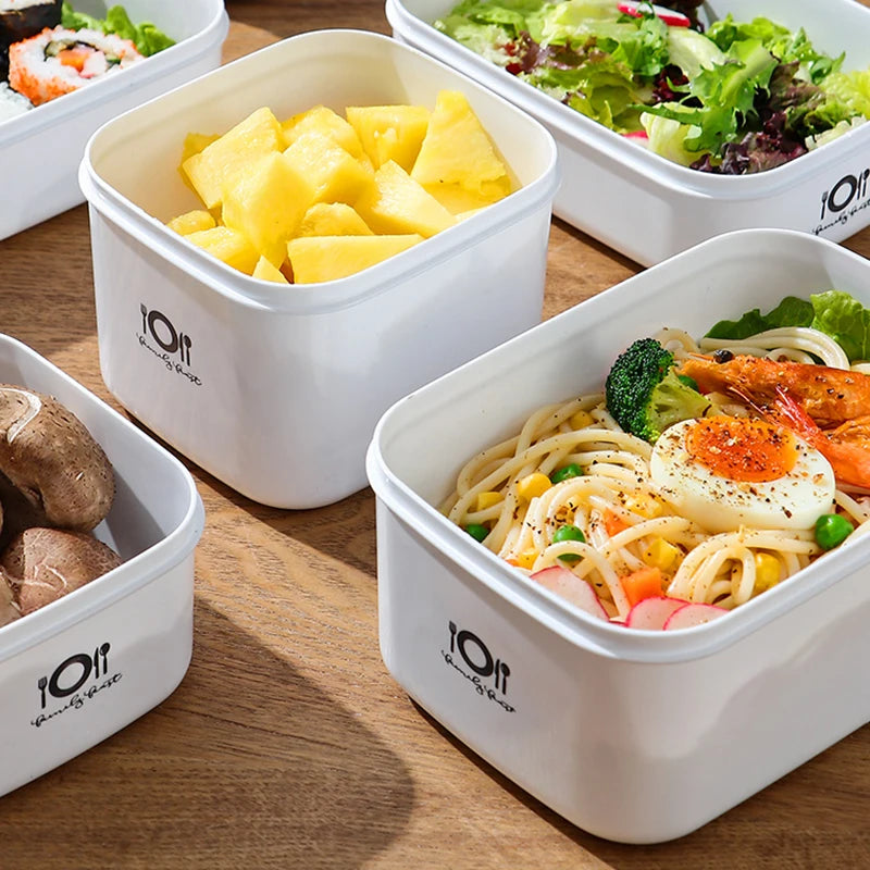 Food Containers With Lids Meal Prep Container Airtight Food Storage Lunch Box Refrigerator Fresh-Keeping Box for Kitchen & Home