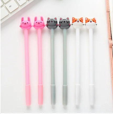 36 Pcs Cactus Gel Pens Set Cute Gifts 0.5mm Black Ink Creative Gel Ink Pen Office School Supplies Prize Student Easter Gift